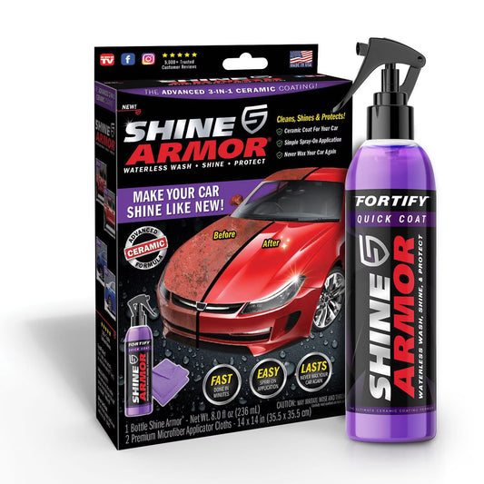 Set tratament ceramic auto Shine Armor - 236ml